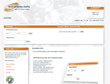 Tablet Screenshot of neue.autoteile-info.de